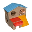 Duvo Hamster Villa luksuzna drvena vila za male životinje 13x16x15,5cm